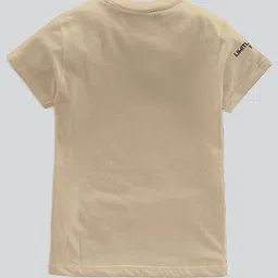 BAESD Boys Pack of 3 Typography Printed Pure Cotton T-shirts image 2