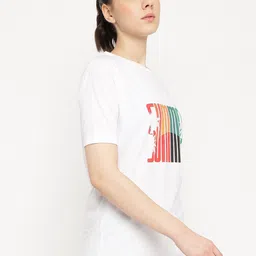 DRYP EVOLUT Typography Printed Round Neck Short Sleeves Cotton T-shirt image 4