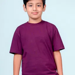 NUSYL Boys Graphic Printed Drop Shoulder Sleeves Oversized T-shirt image 2