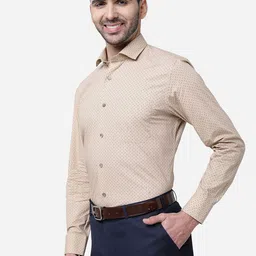 Greenfibre Micro Ditsy Printed Slim Fit Formal Shirt image 3