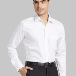 Raymond Pure Cotton Contemporary-Fit Formal Shirt image 3