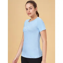 Ajile by Pantaloons Typography Printed Round Neck Pure Cotton T-shirt image 4