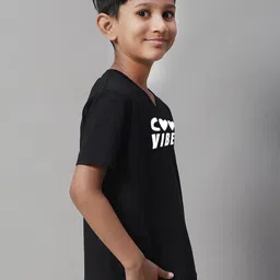 Friskers Boys Typography Printed Bio Wash Pure Cotton T-shirt image 2