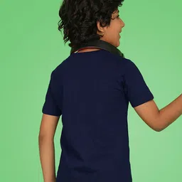 NUSYL Boys Graphic Printed Round Neck T-shirt image 2