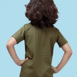 NUSYL Boys Typography Printed Round Neck T-shirt image 3