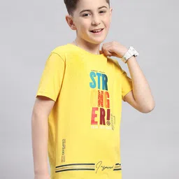 Monte Carlo Boys Typography Printed Cotton T-shirt image 2