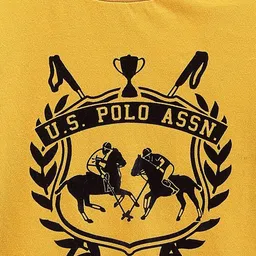 U.S. Polo Assn. Kids Boys Graphic Printed Pure Cotton T-shirt image 3