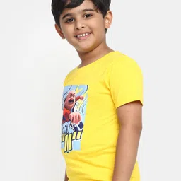 V-Mart Boys Motu Patlu Printed Cotton T-Shirt image 5