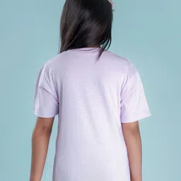 NUSYL Printed Round Neck Oversized T-shirt image 4