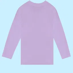 NUSYL Boys Purple Printed Applique T-shirt image 3