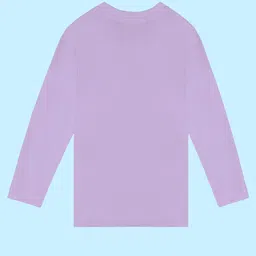 NUSYL Boys Purple Printed Applique T-shirt image 2