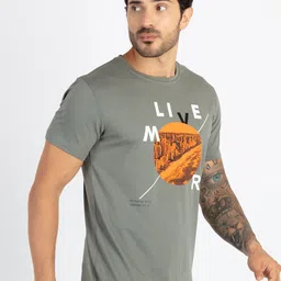 Status Quo Typographic Printed Round Neck Pure Cotton T-shirt image 3