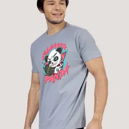 Greylongg Men Graphic Printed Round Neck T-shirt image 5