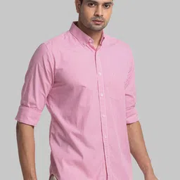 Raymond Checked Pure Cotton Contemporary Fit Shirt image 3