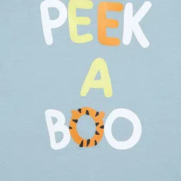 MINI KLUB Boys Typographic Printed Pure Cotton T-shirt image 2