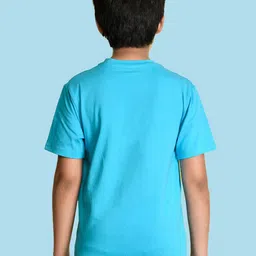 NUSYL Boys Graphic Printed Round Neck T-shirt image 3