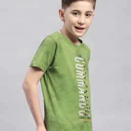 Monte Carlo Boys Typography Printed Cotton T-shirt image 2
