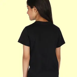 NUSYL Girls Graphic Printed T-shirt image 3