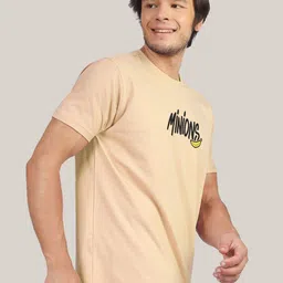 Greylongg Men Round Neck Typography Printed T-shirt image 3