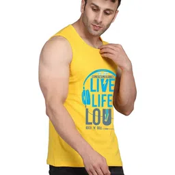 SLOWLORIS Men Typography 2 Printed Raw Edge Slim Fit T-shirt image 4