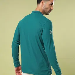 Technosport Men Polo Collar UPF50 Slim Fit T-shirt image 4