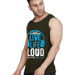 SLOWLORIS Men Typography 2 Printed Pockets Slim Fit T-shirt image 4