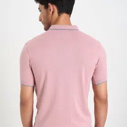 Peregrine by Pantaloons Men Polo Collar Pockets Slim Fit T-shirt image 5