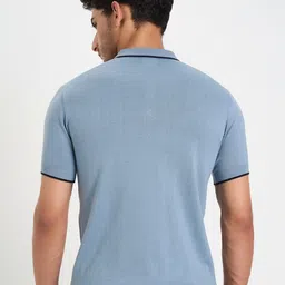 Peregrine by Pantaloons Men Polo Collar Pockets Slim Fit T-shirt image 2