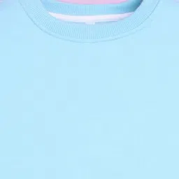 NUSYL Kids Typography Printed Fleece Pullover Oversized Sweatshirt image 4