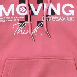 BAESD Kids Alphanumeric Printed Fleece Hooded Pullover Sweatshirt image 4