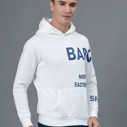 Red Tape Typography Printed Hooded Sweatshirt image 5