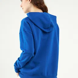 Strong And Brave Hooded Cotton Sweatshirt image 4