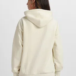 JUNEBERRY Printed Hooded Fleece Sweatshirt image 4