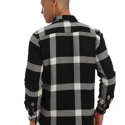 Banana Club Classic Slim Fit Tartan Checked Cotton Casual Shirt image 4