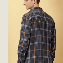 Thomas Scott Smart Tartan Checks Opaque Oversized Casual Shirt image 4