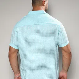 Instafab Plus Micro Checks Classic Casual Shirt image 3
