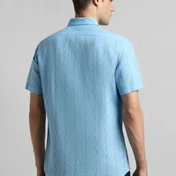 SIMON CARTER LONDON Men Slim Fit Opaque Printed Casual Shirt image 4