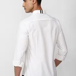 van heusen V Dot Spread Collar Slim Fit Formal Shirt image 4