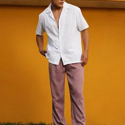 Campus Sutra Classic Self Design Casual Shirt image 2