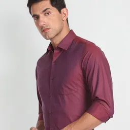 Arrow Micro Ditsy Printed Formal Pure Cotton Shirt image 4