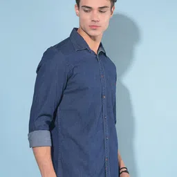 Crimsoune Club Classic Slim Fit Cotton Casual Shirt image 2