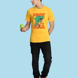 NUSYL Boys Graphic Print Round Neck T-shirt image 4