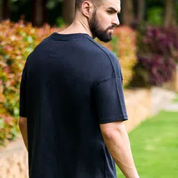 Stormborn Graphic Printed Oversized Drop Shoulder Sleeves Pure Cotton T-shirt image 5