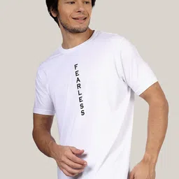 Greylongg  Typography Printed Round Neck T-Shirt image 4