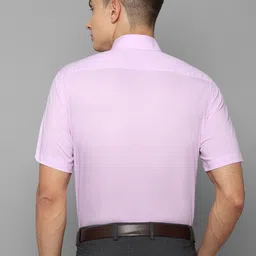 Louis Philippe Men Pink Formal Shirt image 4