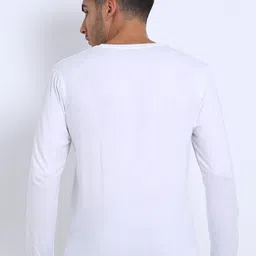 Crocodile Men White V-Neck T-shirt image 2