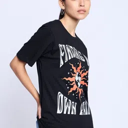 Mast & Harbour Round Neck Short Sleeves Printed T-shirt image 4