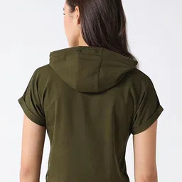 Pepe Jeans Hooded Cotton Crop T-shirt image 4