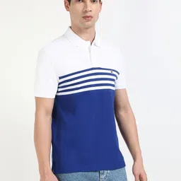 Tommy Hilfiger Men Colourblocked Polo Collar Cotton T-shirt image 2