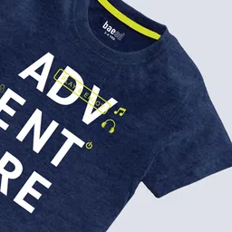 BAESD Boys Pack Of 2 Typography Printed T-shirt image 4